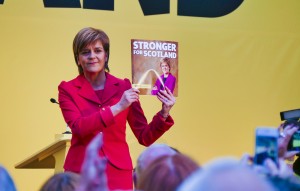 Nicola at the Manifesto Launch – photo Mark English